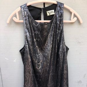 Show me your Mumu snake print sparkly top